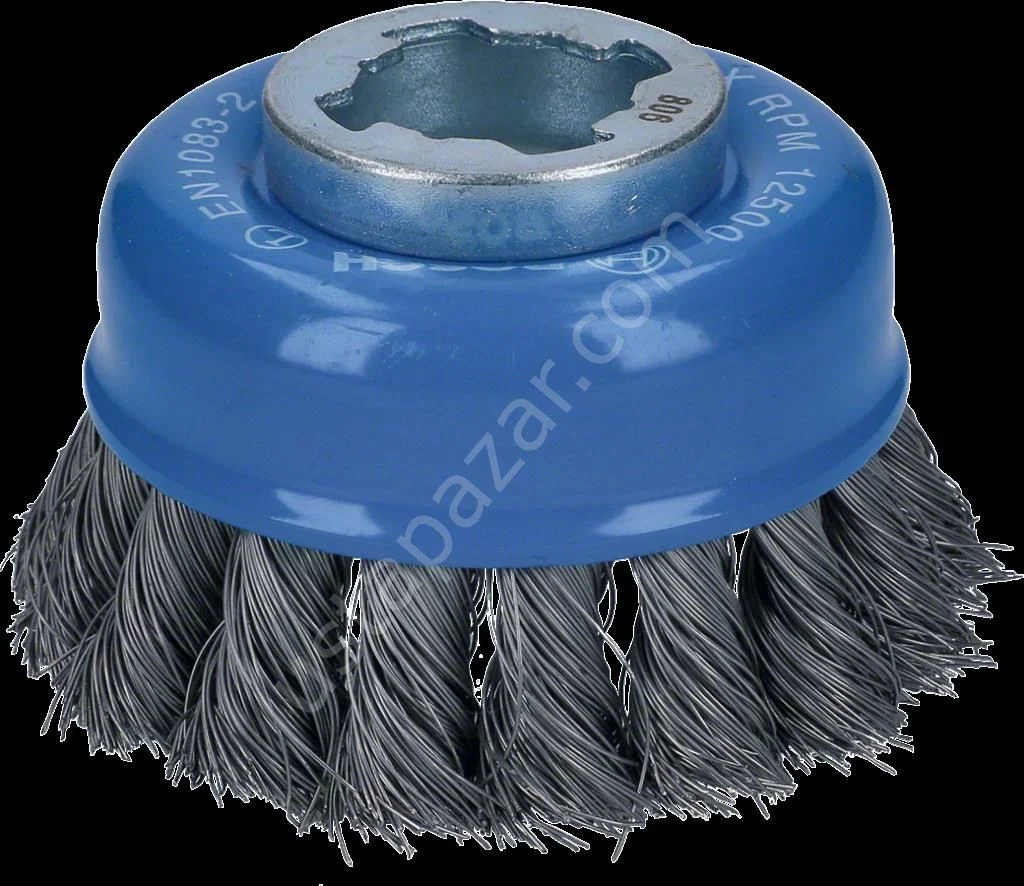 Bosch - X-LOCK - Heavy Serisi Metal İçin Burgulu Tel Fırça 75*0,35 mm 2608620726