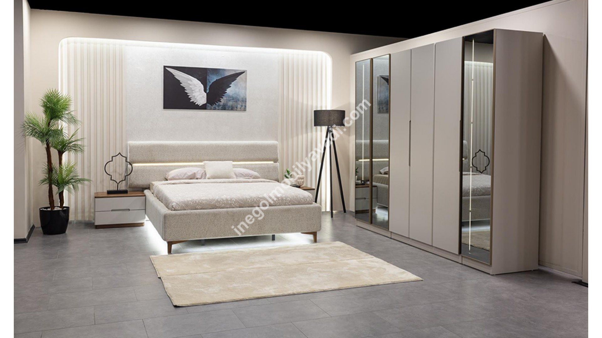 İnegöl Mobilya Lotus Yatak Odası Takımı