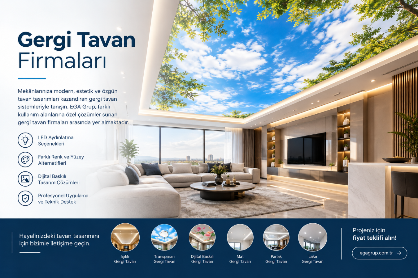 Gergi Tavan Firmaları